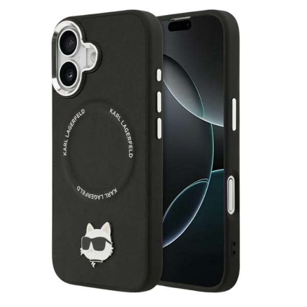 Etui Karl Lagerfeld Choupette Pin        MagSafe do iPhone 17 czarny