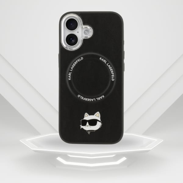 Etui Karl Lagerfeld Choupette Pin        MagSafe do iPhone 17 czarny