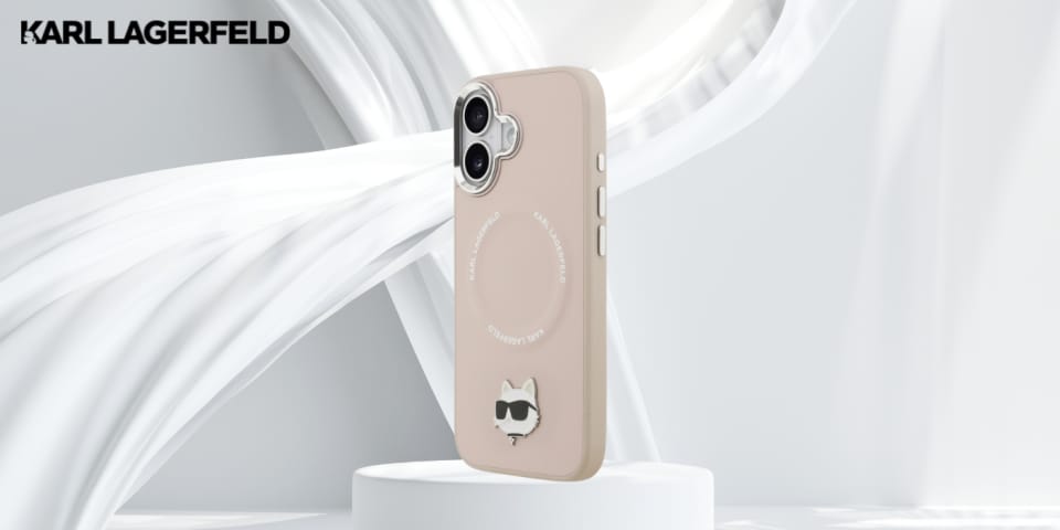 Etui Karl Lagerfeld Choupette Pin        MagSafe do iPhone 17 różowy