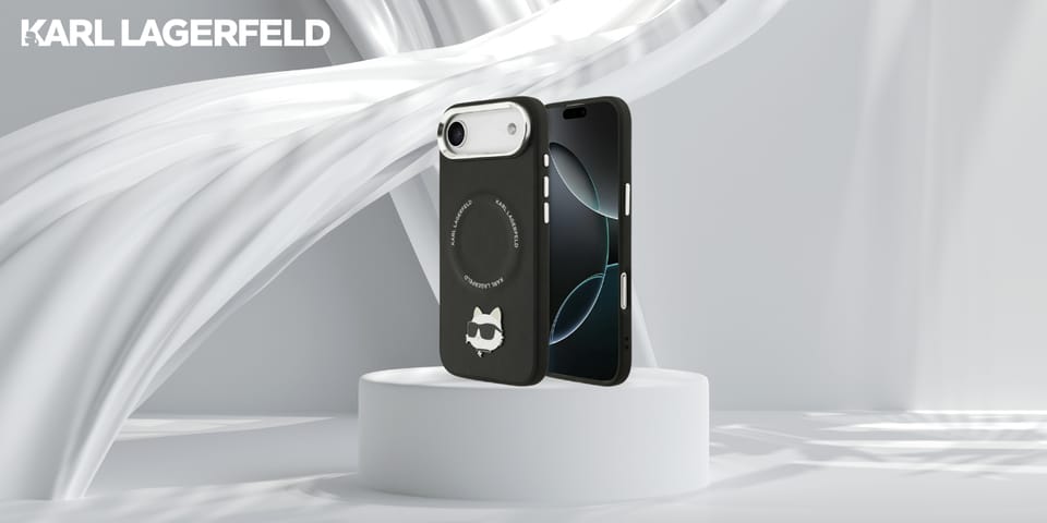 Etui Karl Lagerfeld Choupette Pin        MagSafe do iPhone Air czarny