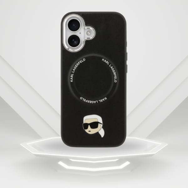 Etui Karl Lagerfeld Karl Pin MagSafe do  iPhone 17 czarny