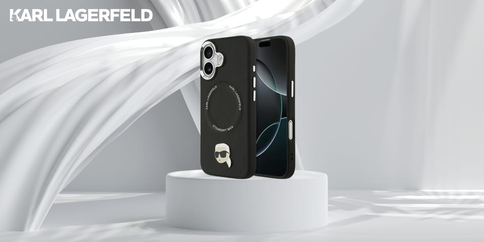 Etui Karl Lagerfeld Karl Pin MagSafe do  iPhone 17 czarny