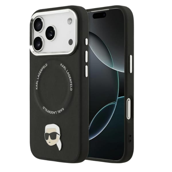 Etui Karl Lagerfeld Karl Pin MagSafe do  iPhone 17 Pro Max czarny