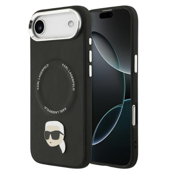 Etui Karl Lagerfeld Karl Pin MagSafe do  iPhone Air czarny