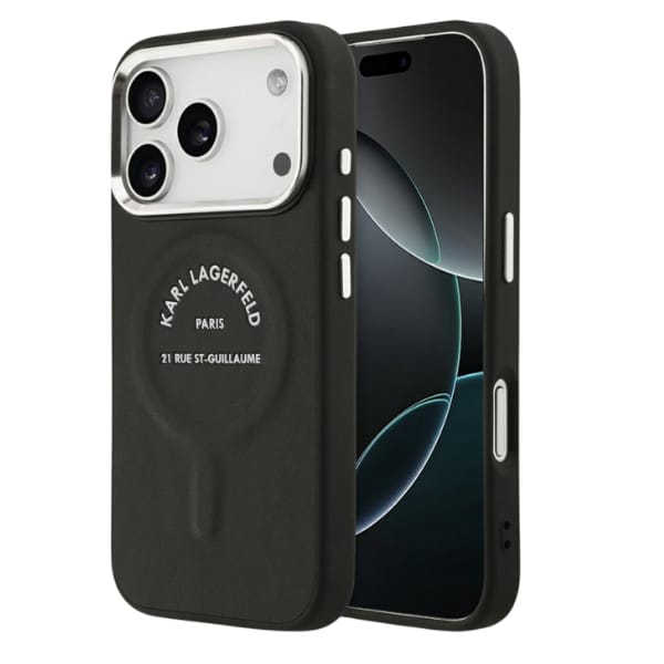 Etui Karl Lagerfeld Karl RSG Logo        MagSafe do iPhone 17 Pro czarny