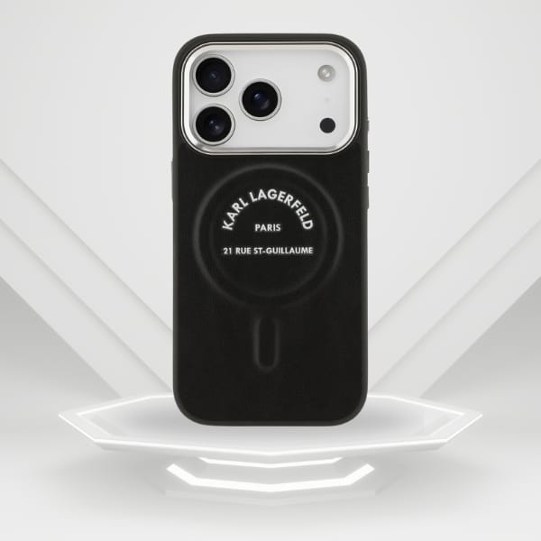 Etui Karl Lagerfeld Karl RSG Logo        MagSafe do iPhone 17 Pro czarny