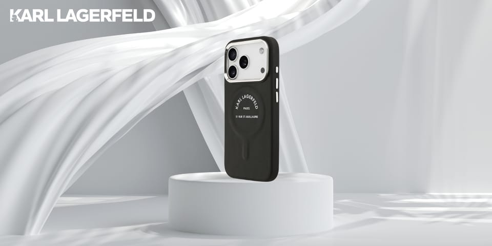 Etui Karl Lagerfeld Karl RSG Logo        MagSafe do iPhone 17 Pro czarny