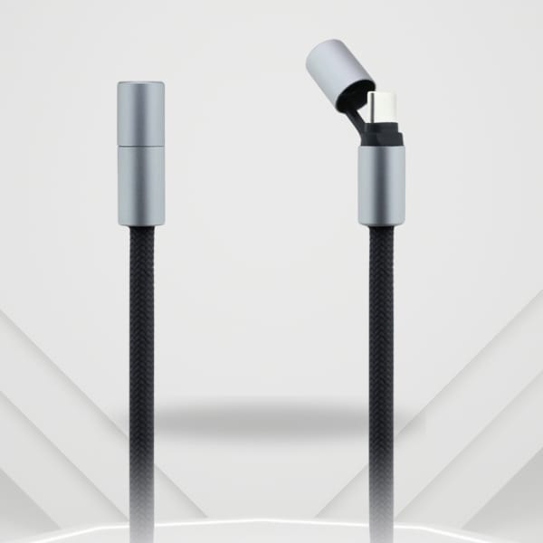 Uniwersalna smycz kabel Karl Lagerfeld   CBDY Ikonik Charm USB-C/USB-C czarny