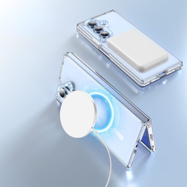 Etui Beline Clear MagSafe do Samsung     Galaxy Z Fold7 przezroczysty