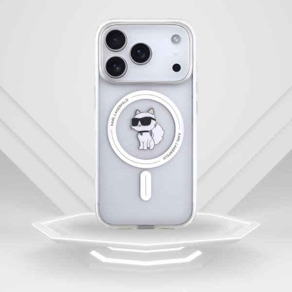 Etui Karl Lagerfeld IML Choupette        MagSafe do iPhone 17 Pro Max przezroczysty