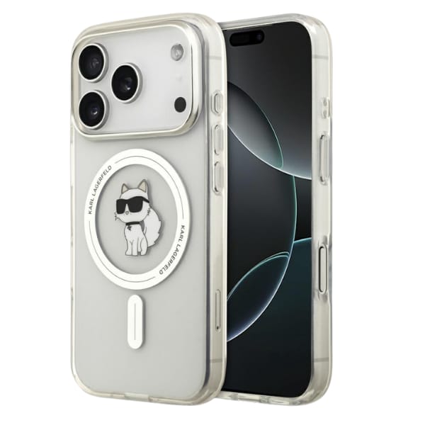 Etui Karl Lagerfeld IML Choupette        MagSafe do iPhone 17 Pro Max przezroczysty