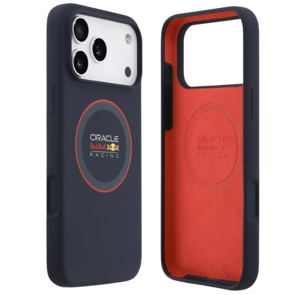 Etui Red Bull Silicone Red Ring MagSafe  do iPhone 17 Pro Max granatowy