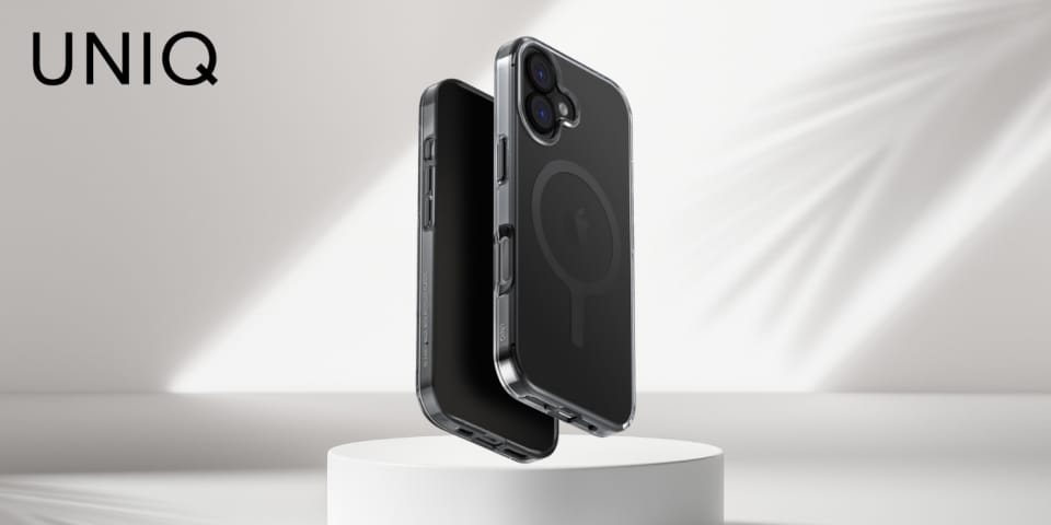 Etui UNIQ Clario do iPhone 17 Magclick   Charging czarny