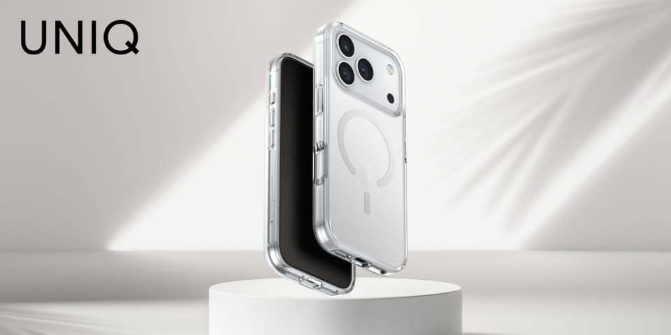 Etui UNIQ Clario do iPhone 17 Pro        Magclick Charging przezroczysty