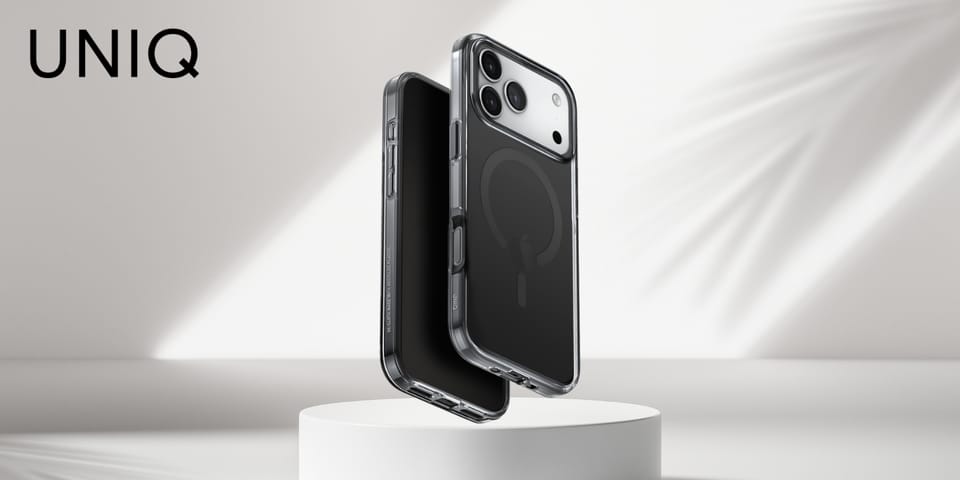 Etui UNIQ Clario do iPhone 17 Pro Max    Magclick Charging czarny