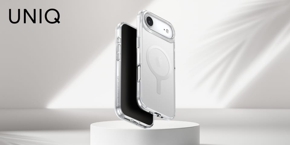 Etui UNIQ Clario do iPhone Air Magclick  Charging przezroczysty