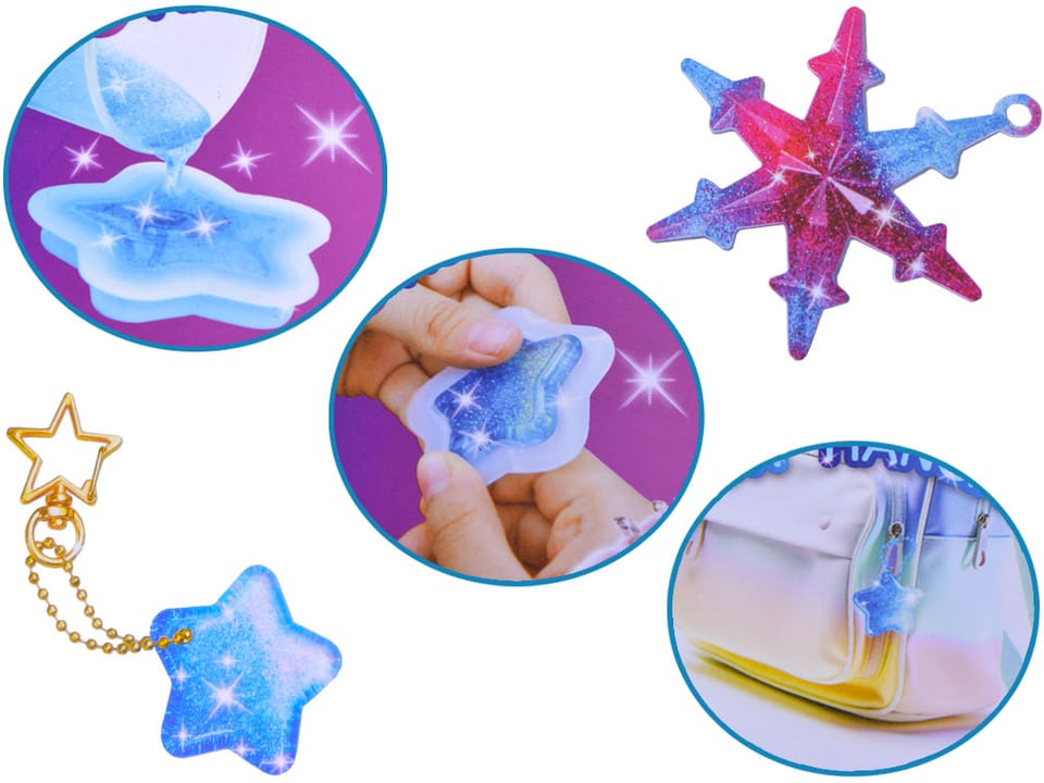 Zestaw kreatywny DIY Ozdoby z kryształu - breloczki i wisiorki ZA5735