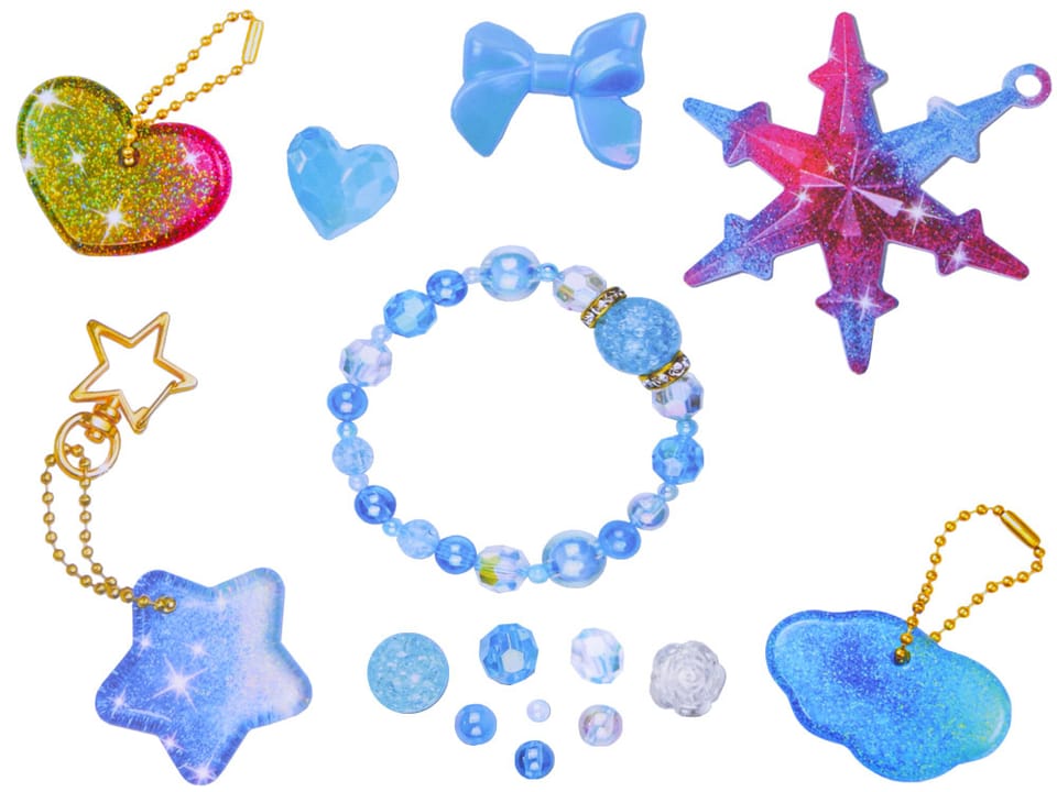 Zestaw kreatywny DIY Ozdoby z kryształu - breloczki i wisiorki ZA5735