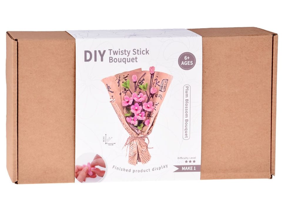 Zestaw kreatywny DIY Zrób materiałowy bukiet kwiatów WIŚNIA JAPOŃSKA ZA5867