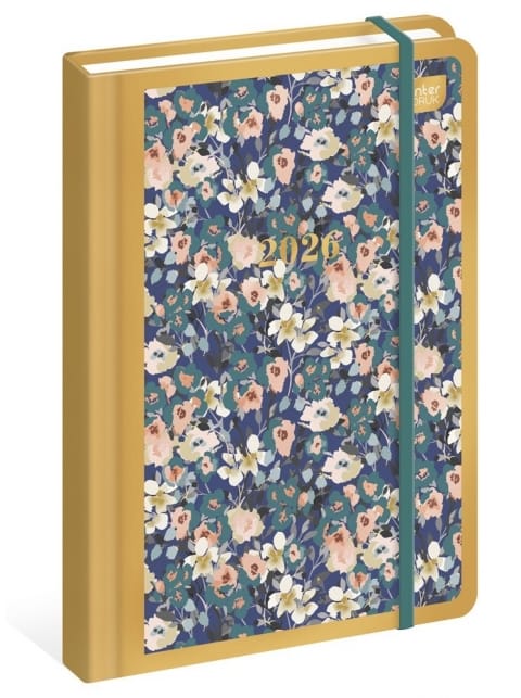 Kalendarz książkowy B6 192 Metallic Meadow INTERDRUK