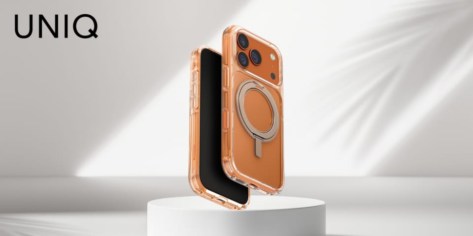 Etui UNIQ Swivix do iPhone 17 Pro 360    Rotating Kickstand złoty