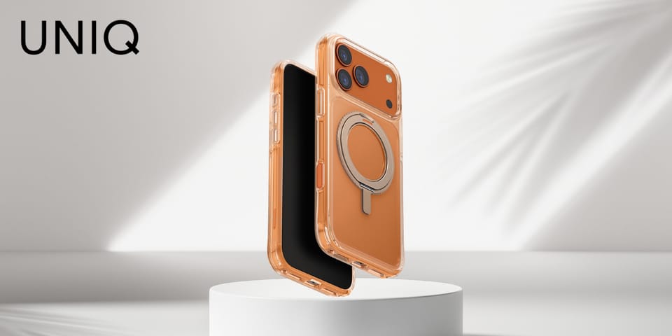 Etui UNIQ Swivix do iPhone 17 Pro Max    360 Rotating Kickstand złoty