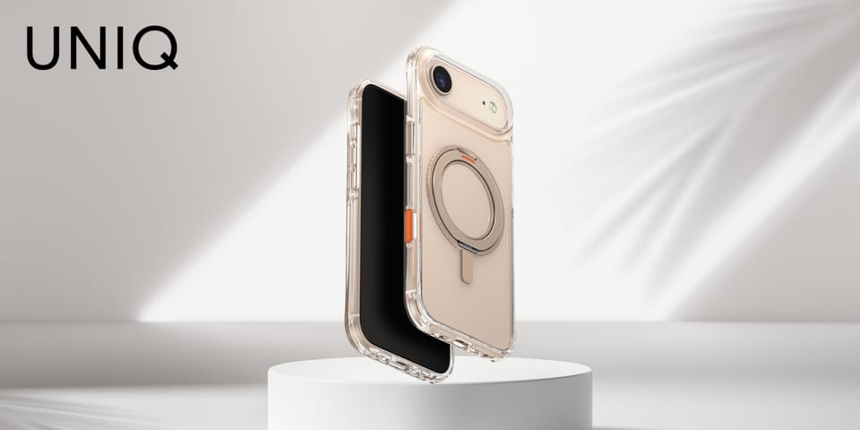 Etui UNIQ Swivix do iPhone Air 360       Rotating Kickstand złoty