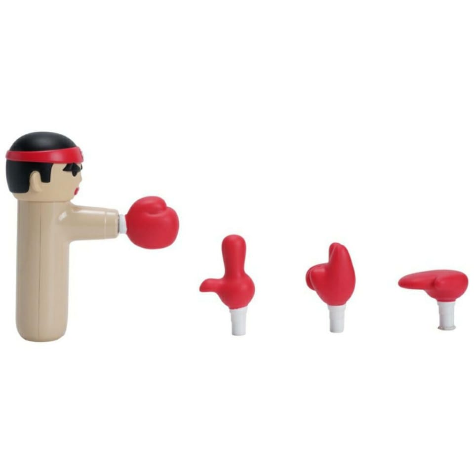 Mini pistolet do masażu 4smarts ACECOOL  KungFu Boxer beżowy