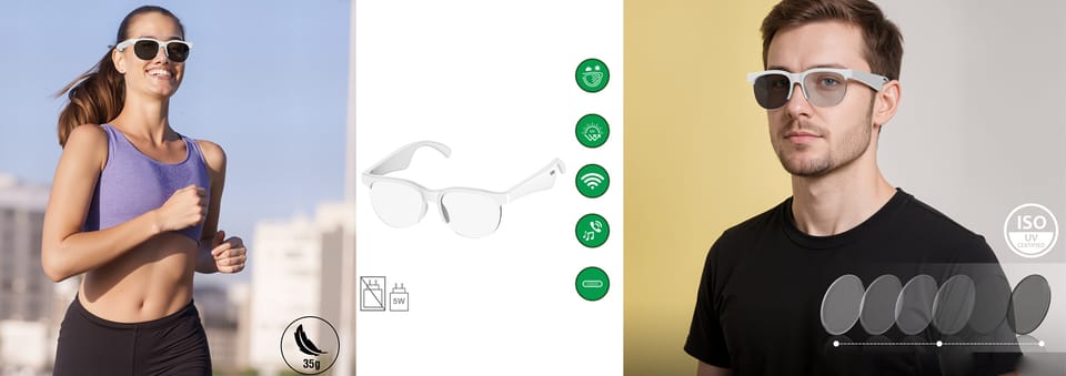 Okulary Bluetooth 4smarts SoundGlasses   Sport 2 czarny