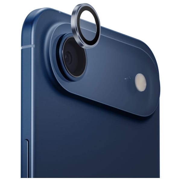 Szkło na obiektyw aparatu UNIQ Optix     Aluminium Camera Lens Protector do iPhone Air z aplikatorem niebieski