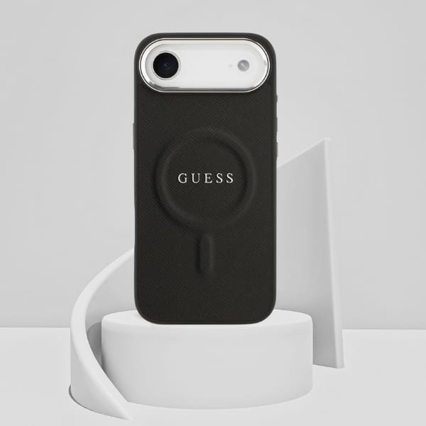 Etui Guess Classic Logo MagSafe do       iPhone Air czarny