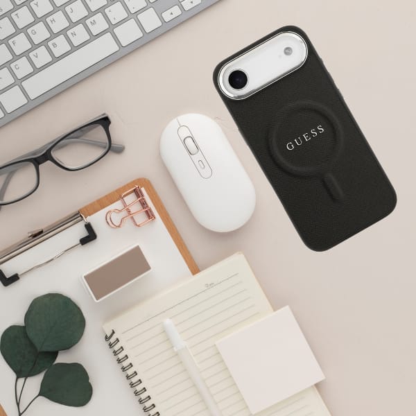 Etui Guess Classic Logo MagSafe do       iPhone Air czarny