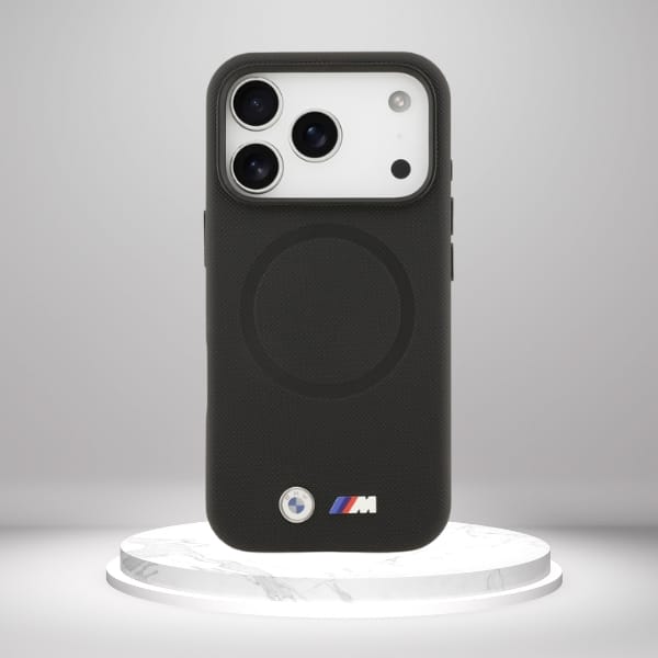 Etui BMW M FW Metal Logo MagSafe do      iPhone 17 Pro Max czarny