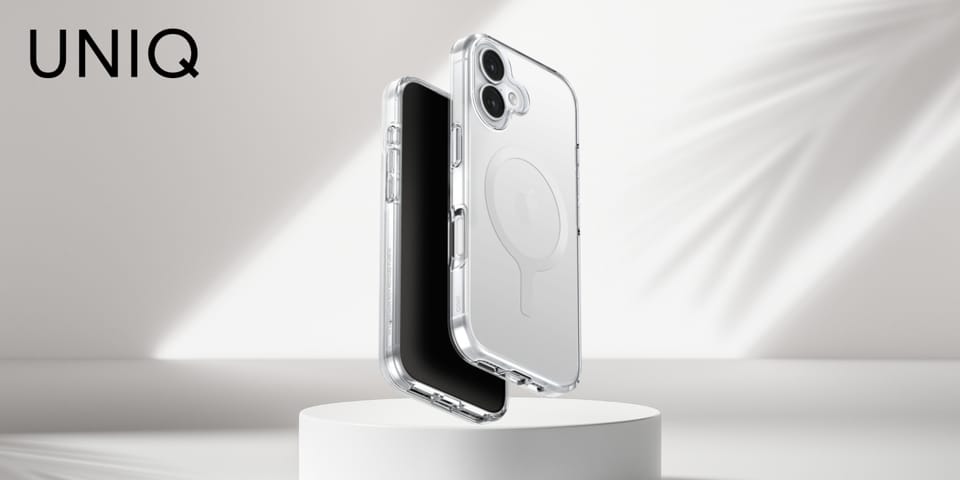 Etui UNIQ Clario do iPhone 17 Magclick   Charging przezroczysty