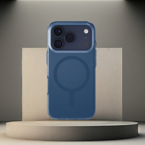 Etui UNIQ Clario do iPhone 17 Pro        Magclick Charging niebieski