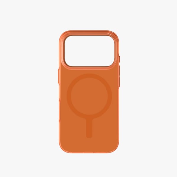 Etui UNIQ Clario do iPhone 17 Pro        Magclick Charging pomarańczowy