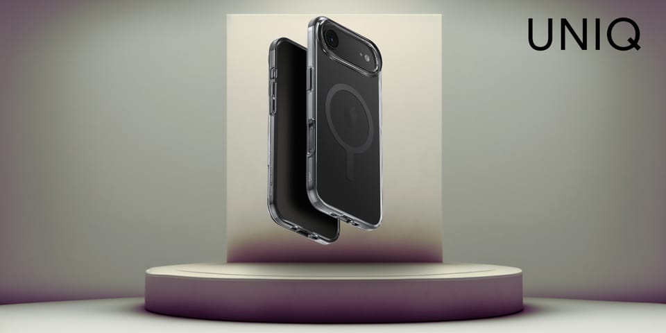 Etui UNIQ Clario do iPhone Air Magclick  Charging czarny