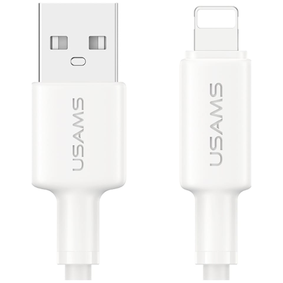 Kabel USAMS U90 2.4A USB-A do Lightning  biały