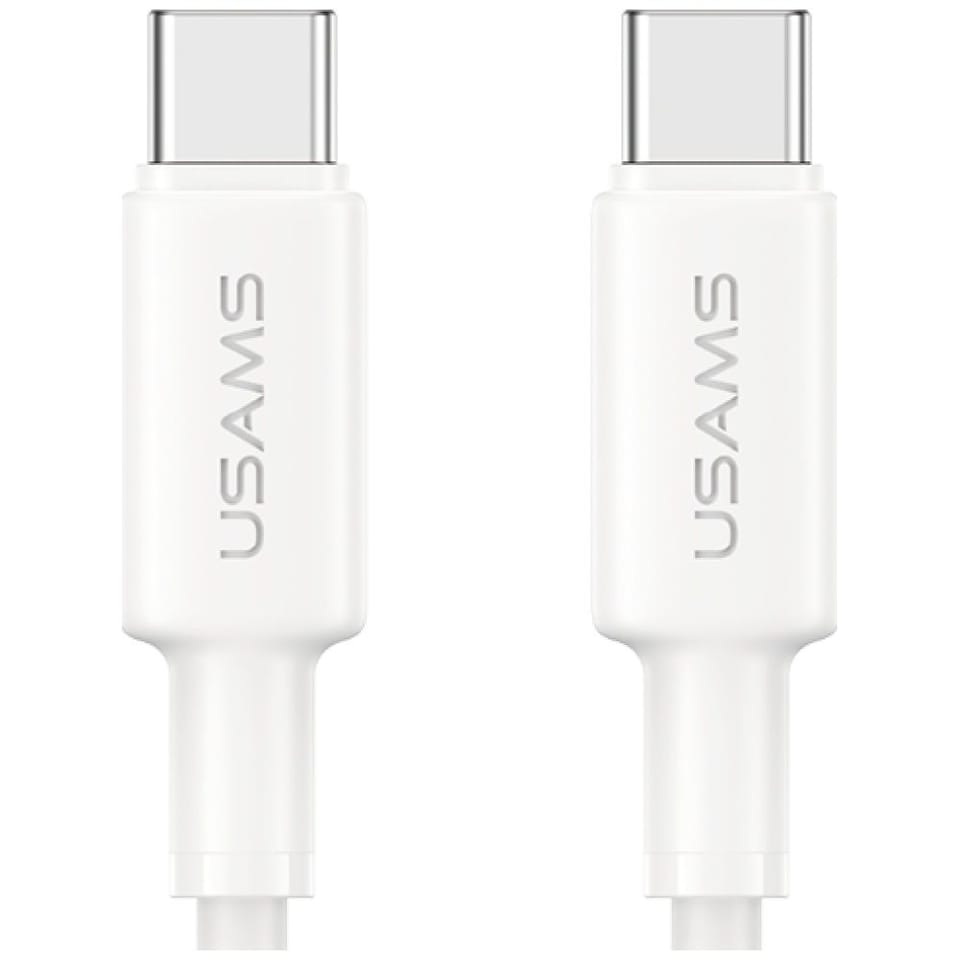 Kabel USAMS U90 60W USB-C do USB-C biały