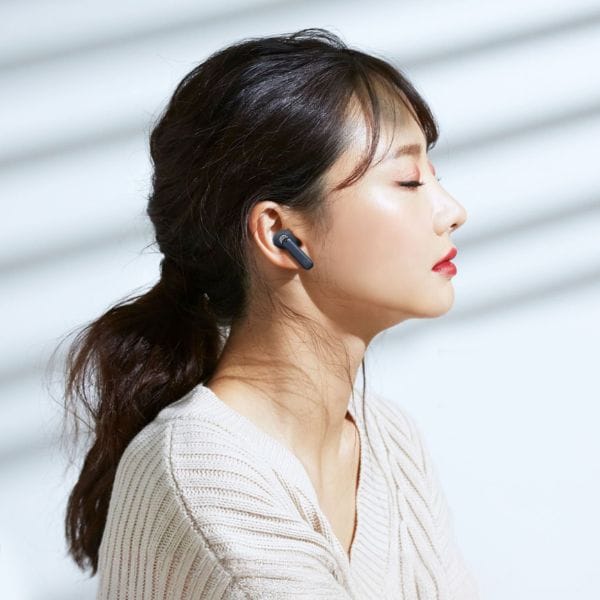 Słuchawki bezprzewodowe Creative Aurvana Ace Mimi Bluetooth 5.3 ANC granatowy