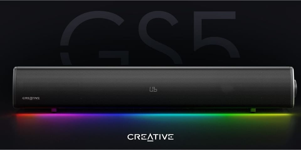 Soundbar Gamingowy Creative Sound        Blaster GS5 Bluetooth 5.3 czarny