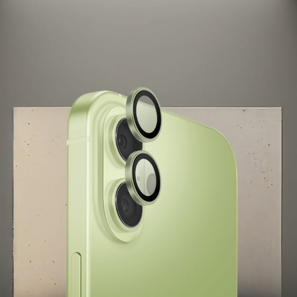 Szkło na obiektyw aparatu UNIQ Optix     Aluminium Camera Lens Protector do iPhone 17 z aplikatorem zielony