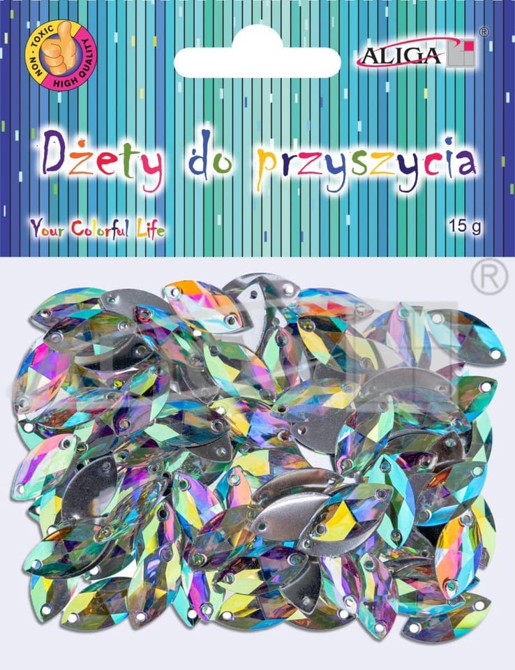 Dżety do przyszycia 2cm 15g GUZ-3537 ALIGA