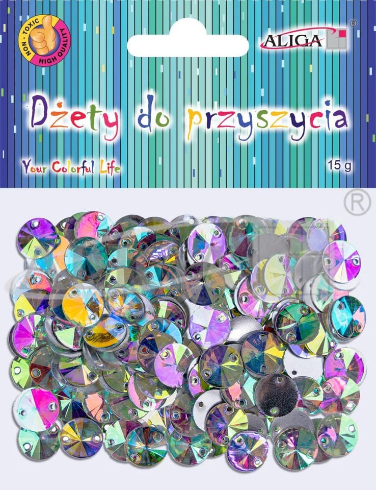 Dżety do przyszycia 1cm 15g GUZ-3544 ALIGA