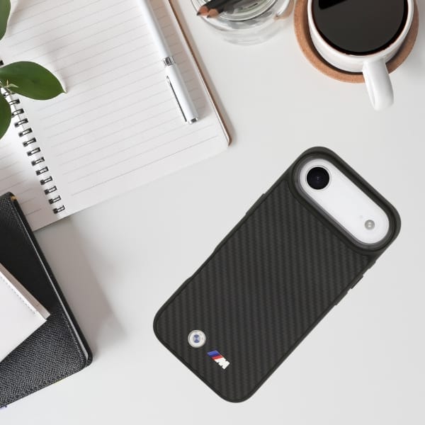 Etui BMW M Kevlar Matt MagSafe do iPhone Air czarny