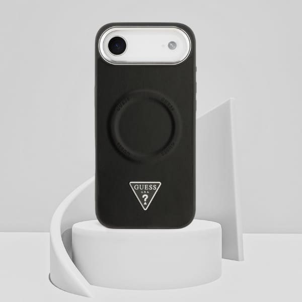 Etui Guess Triangle Logo MagSafe do      iPhone Air czarny