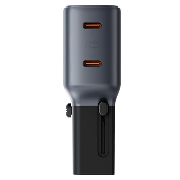 Ładowarka sieciowa Energea TravelGo      Adapter 45 2xUSB-C 45W grafitowo-czarny
