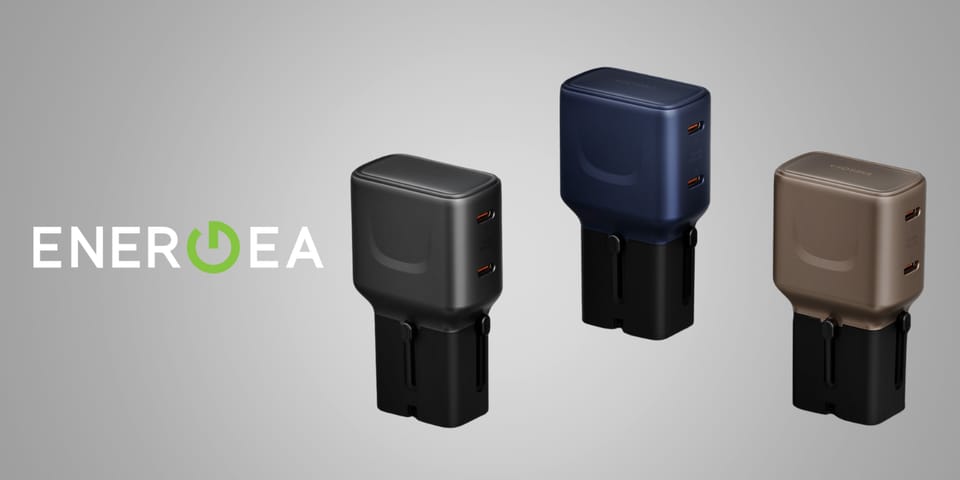 Ładowarka sieciowa Energea TravelGo      Adapter 45 2xUSB-C 45W grafitowo-czarny