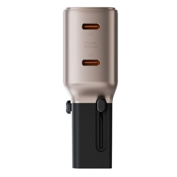 Ładowarka sieciowa Energea TravelGo      Adapter 45 2xUSB-C 45W złoto-czarna