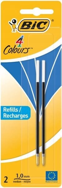 Wkład niebieski do długopisów 4 Colors (2sztuki) 931778 BIC